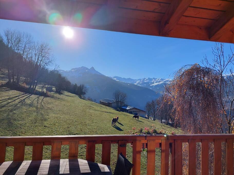 Appart Duplex Chalet Plein Sud Feissons-sur-Salins Zewnętrze zdjęcie